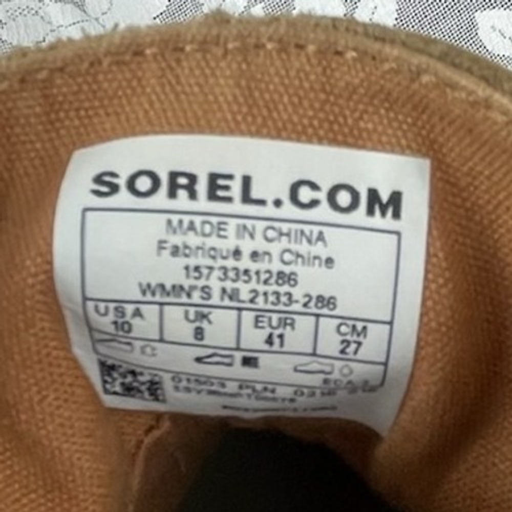 Sorel Out N About Plus Waterproof Booties Tan Black Women Size 8 - Picture 4 of 5